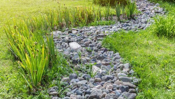 River Rock Garden Installation in Longmont