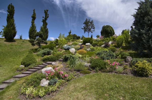Steep Terrain Landscaping in Longmont
