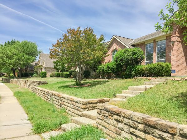 Sloped Yard Landscaping in Longmont