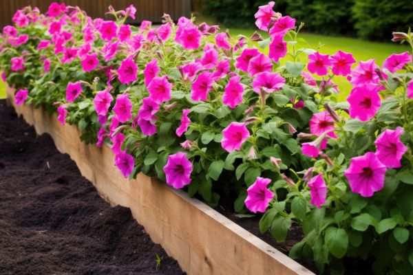 Raised Flower Bed Installation in Longmont